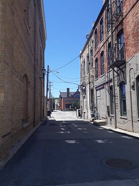 istock Historic Oshkosh Alleyway with Brick Charm; Wisconsin 2207565341