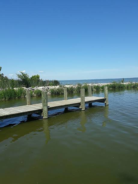 istock Dock and Breakwater on Lake Winnebago; Oshkosh, Wisconsin 2207565349