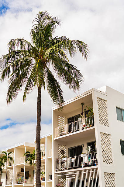 istock Architectural building. Art deco. Architectural district Art Deco. Modern building of Miami beach. Ocean drive. Miami Beach in Ocean Drive Florida. Art Deco building architecture 2207568359