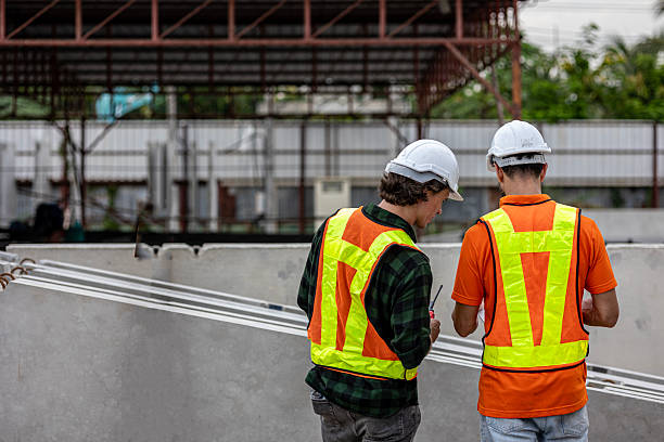 istock Partnership between two civil engineers at a factory 2207576260