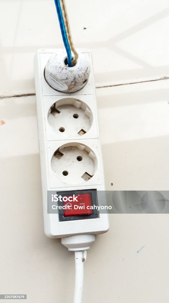 Cable With Socket Electrical Roll Cable Socket Stock Photo - Download Image Now - Cable ...