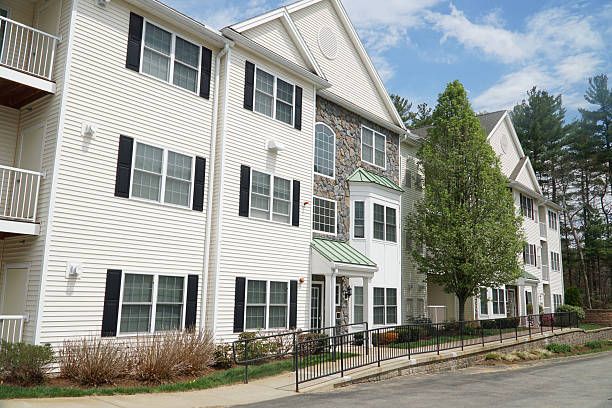 istock modern apartment building in sunny day in spring 2207588784