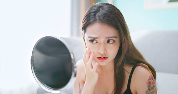 istock asian beauty has bad skin 2207589930