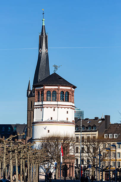 istock View to the city tower in Dusseldorf 2207592208
