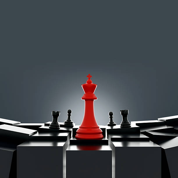 istock Business Strategy and Success Concept with Chess and Target. 3D illustration 2207592518