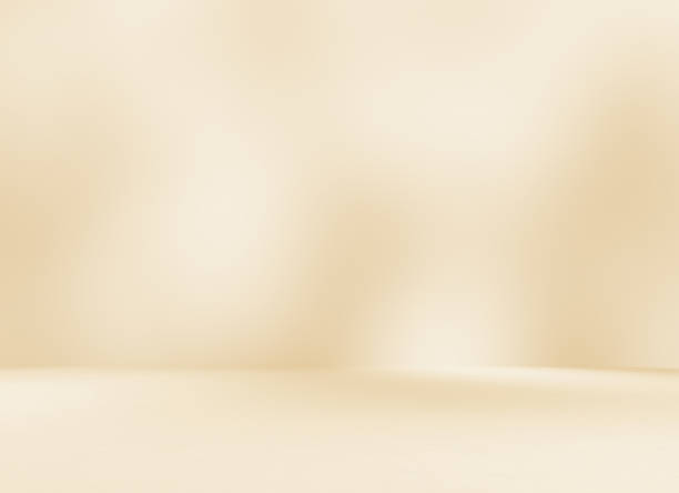 istock Brown cream beige shadow overlay effect in room studio for product presentation. 2207603628