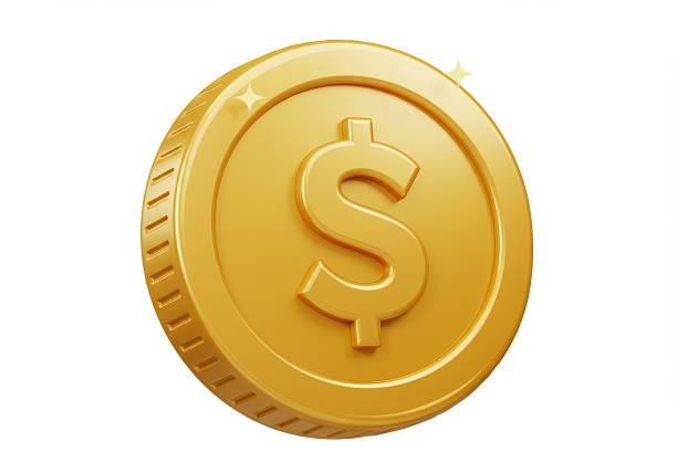 istock Golden Dollar Coin 2207606827
