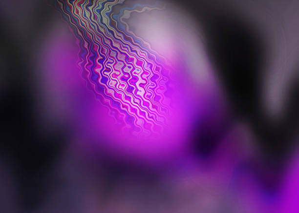 Vibrant abstract design with striking purple waves and subtle black touches, capturing a dynamic and artistic composition ideal for creative and modern themes. Perfect for backgrounds or digital art pieces.