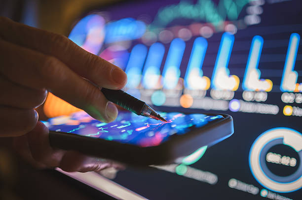 istock Artificial Intelligence helping Fintech Concept Businessman forecast looking for chance in grain profit from online business investment 2207611697
