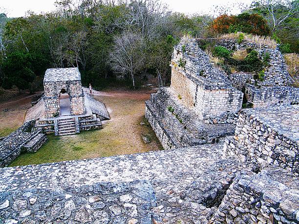 istock Mayan Ruin, pyramids, and temples at Ek Balam Archeological Zone near Chichen Itza and Cancun Mexico 2207613103