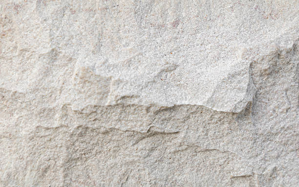 [4k] Close-up of White Crushed Stone Texture