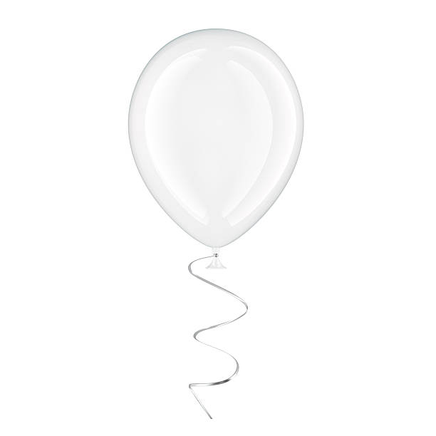 istock Transparent Party Balloon, clear balloon. 3D rendering 2207629762