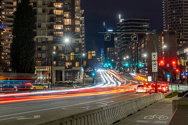 istock Downtown Vancouver cityscape at night. British Columbia, Canada. 2207632770