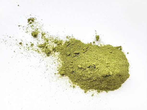 istock Raw portion of barley grass on a bright background. 2207635507