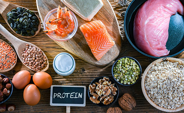 istock Food products rich in protein. High-protein diet 2207637052