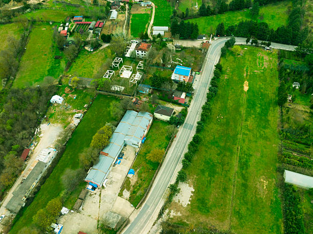 istock Aerial view of the town 2207637696