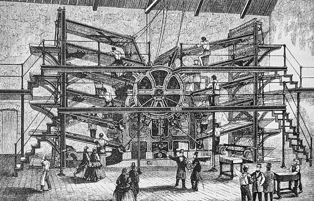 istock Rotary printing press New York City, 1850 2207640059