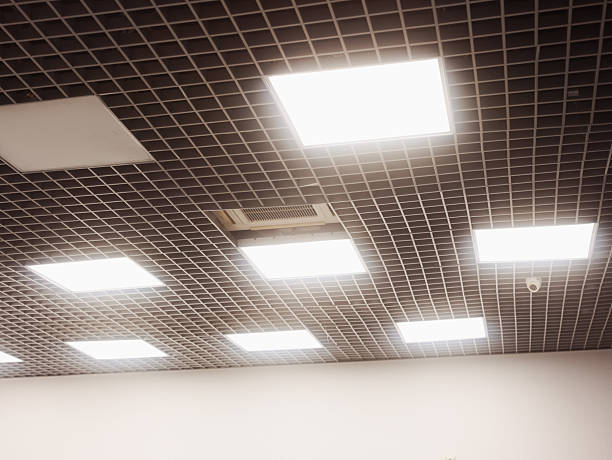 istock A Modern Ceiling featuring LED Lights, Perfectly Designed for a Contemporary Space 2207656028