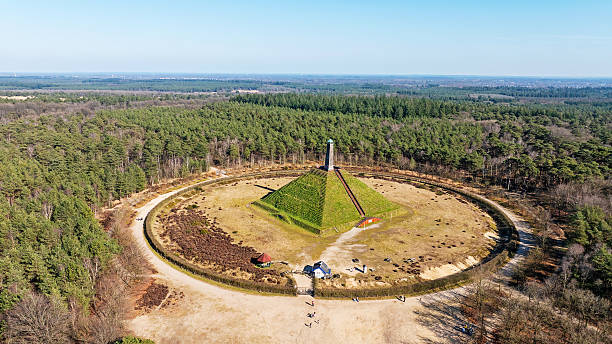 istock Aerial from the pyramid from Austerlitz in the Netherlands 2207658717