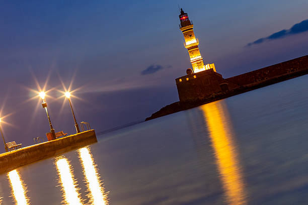 istock Egyptian Lighthouse at Chania Harbour on Crete, Greece 2207664850