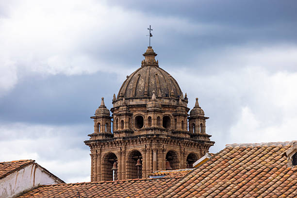 rooftop of historical building at Cusco city