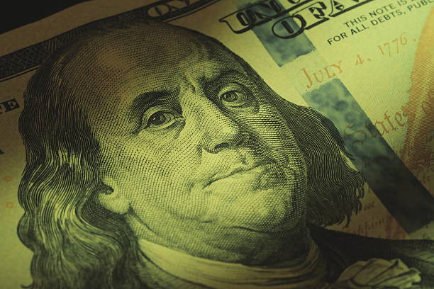 istock This is a closeup visual of a U.S. Hundred Dollar Bill prominently featuring Benjamin Franklin 2207668316