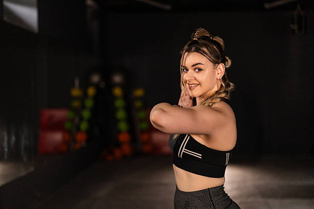 istock Woman in fighting stance 2207669067