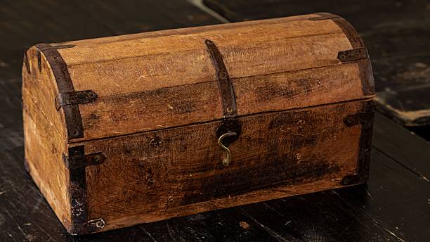 istock 17th Century Wooden Desk Chest. 2207671009
