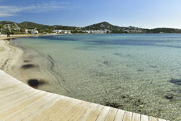 A beautiful natural beach in Spring.