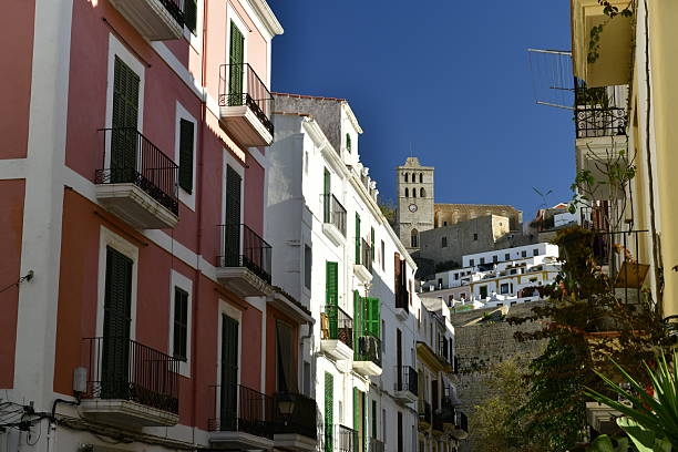 The Spanish culture of the old town of  Dalt Vila, Eivissa.