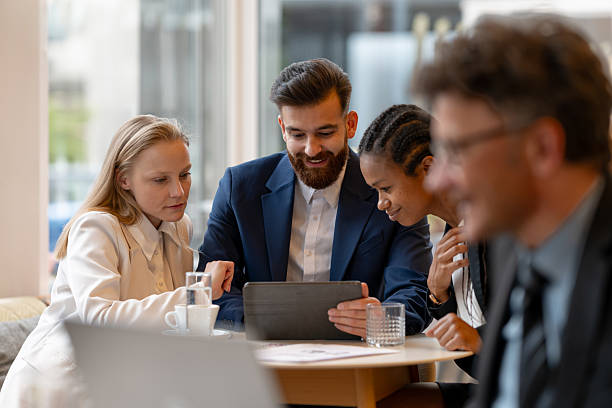 istock Morning vibes in a business lounge bar. 2207677750