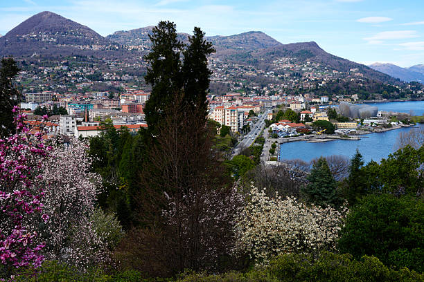 Panoramic view of Verbania