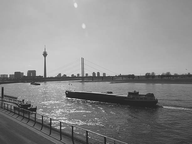 Rolandseck, Germany, March 3, 2022 - The Rhine ferry \