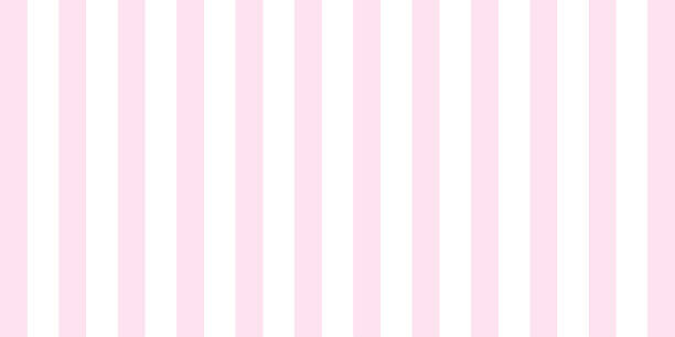Simple stripe pattern with abstract, vertical pink white lines Simple stripe pattern with abstract, vertical pink white lines, retro, art, design for decoration, wrapping paper, print, fabric or textile, modern texture, vector illustration thick stock illustrations