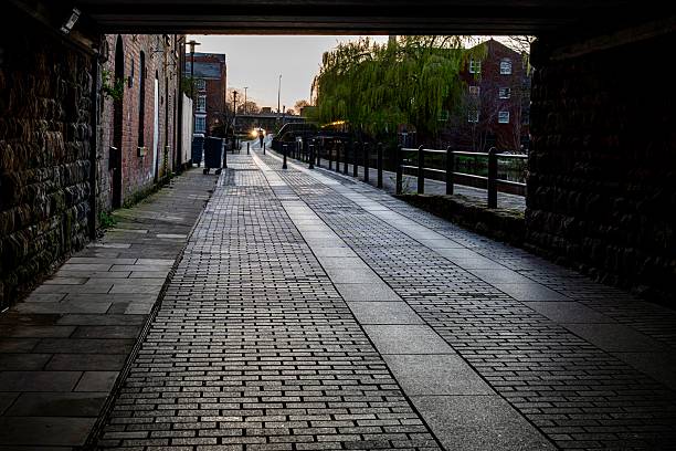 istock Canal in Chester, England at dusk 2207694567