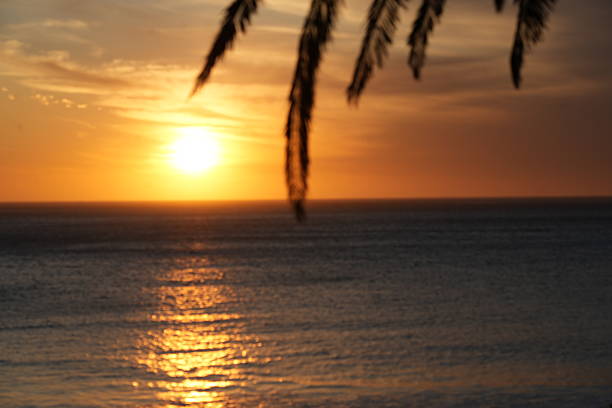 sunset over the atlantic
