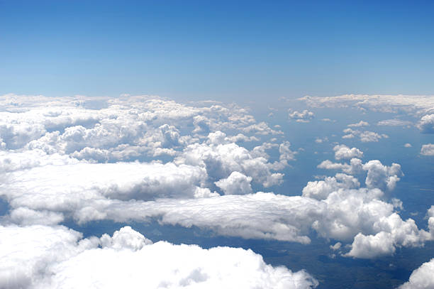 istock aerial view of cloud and sky from airplane 2207699206