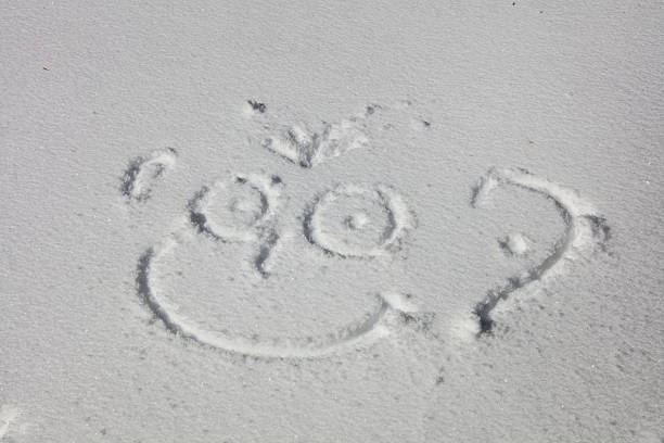 Schneezeichnung / Snow drawing /