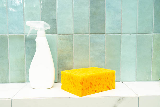 Efficient cleaning supplies for tile repair using epoxy grout and adhesive techniques