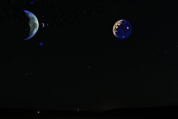 istock Photoshop Blended Images-Moons & Planets 2207705573