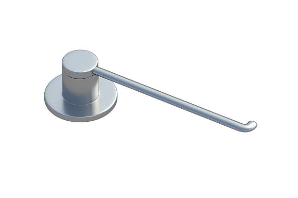 istock Holder for toilet paper isolated on white background. Bathroom accessories. 3d render 2207710493