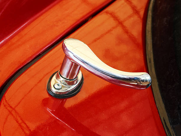istock A door handle of a retro car 2207727580