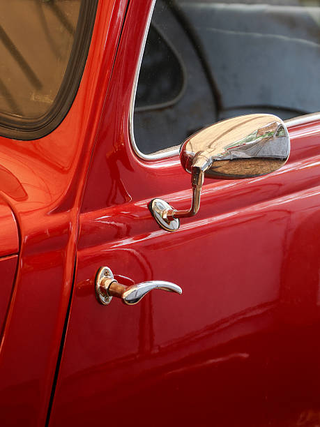 istock A door handle of a retro car 2207727581