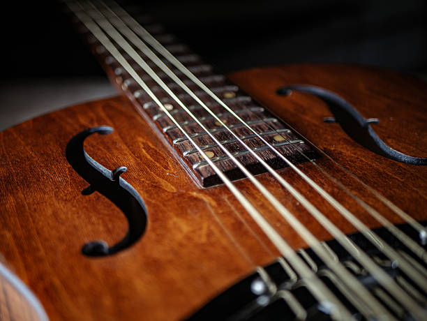 istock Vintage Resonator acoustic dobro blues guitar. 2207728740