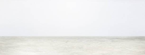 istock Cement floor and white cement wall as background. Vintage style background for wallpaper. 2207731741