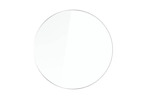 istock Flat glass plate, transparent banners, realistic screen glass, window mockup, clear glass showcase, glossy plastic glare frame, acrylic with glares and light, clear rectangular plate, plexiglas, 3d 2207734457