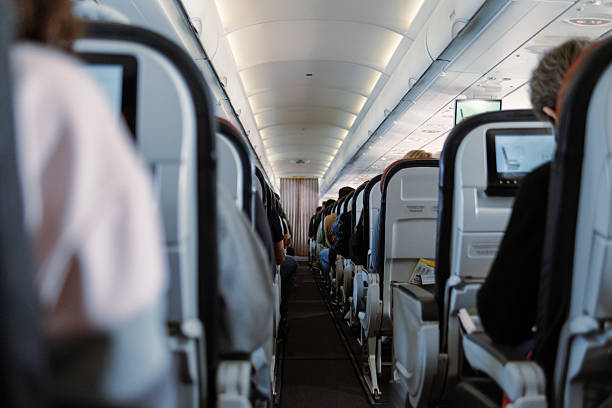 istock A plane full of people ready to embark 2207742179