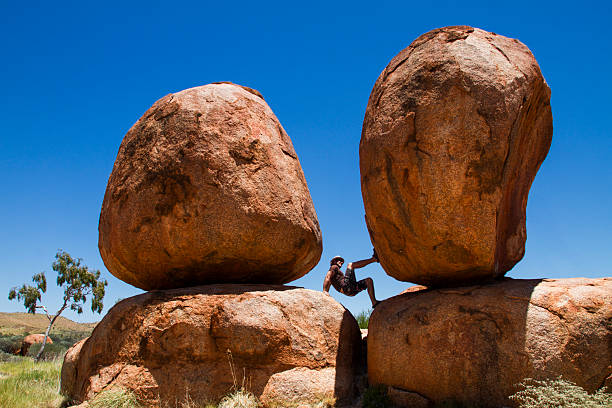 View of the beautiful landscape in the Australian outback.