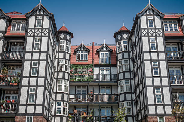 istock Housing blocks in mock Tudor style (Tudor revival) around Highgate, London 2207747062