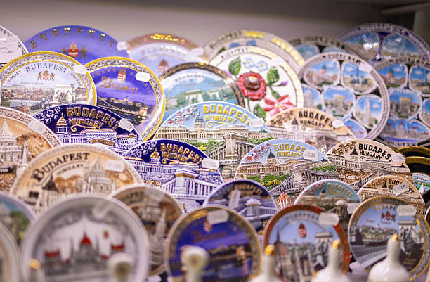 istock Colorful Collection of Budapest Ceramics Souvenirs 2207747978